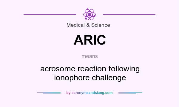 What does ARIC mean? It stands for acrosome reaction following ionophore challenge
