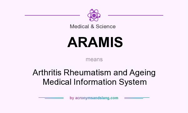 What does ARAMIS mean? It stands for Arthritis Rheumatism and Ageing Medical Information System