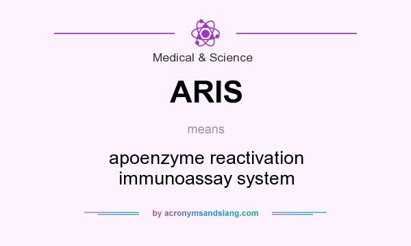 What does ARIS mean? It stands for apoenzyme reactivation immunoassay system