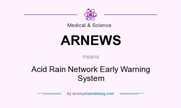 What does ARNEWS mean? It stands for Acid Rain Network Early Warning System