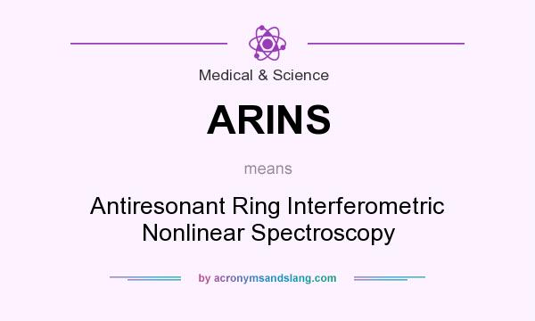 What does ARINS mean? It stands for Antiresonant Ring Interferometric Nonlinear Spectroscopy