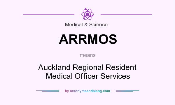 What does ARRMOS mean? It stands for Auckland Regional Resident Medical Officer Services
