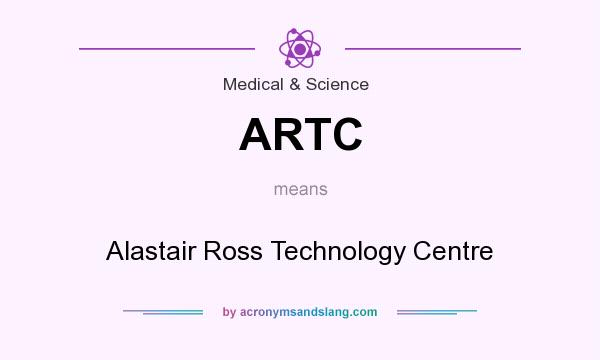 What does ARTC mean? It stands for Alastair Ross Technology Centre
