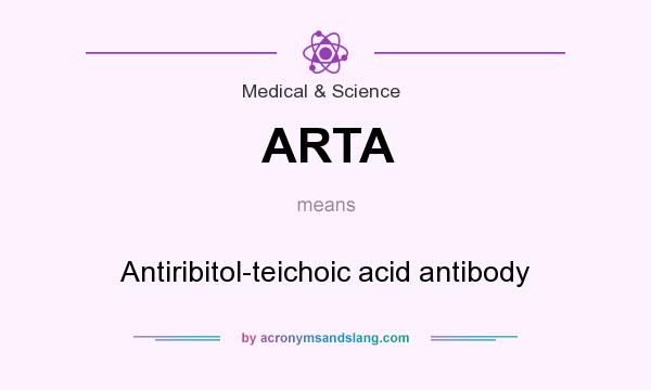 What does ARTA mean? It stands for Antiribitol-teichoic acid antibody