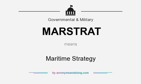 What does MARSTRAT mean? It stands for Maritime Strategy