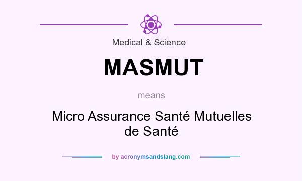 What does MASMUT mean? It stands for Micro Assurance Santé Mutuelles de Santé