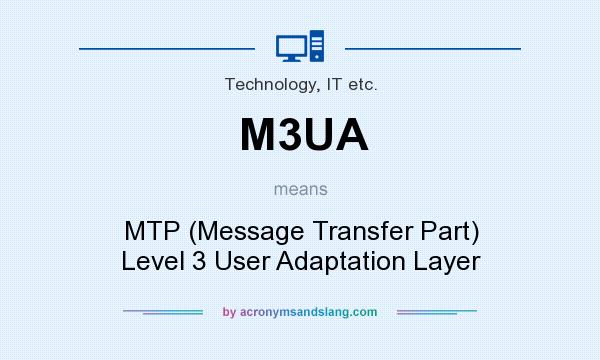 What does M3UA mean? It stands for MTP (Message Transfer Part) Level 3 User Adaptation Layer