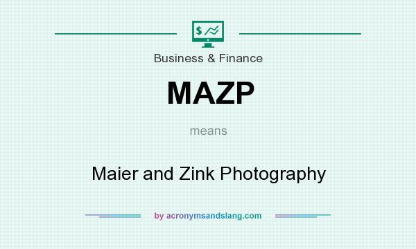 What does MAZP mean? It stands for Maier and Zink Photography