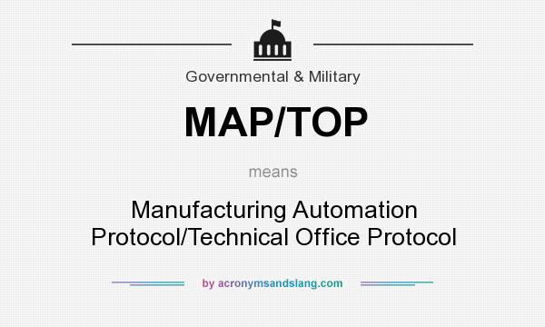 What does MAP/TOP mean? It stands for Manufacturing Automation Protocol/Technical Office Protocol