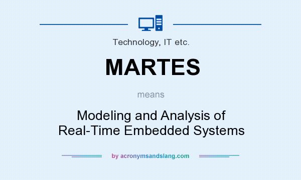 What does MARTES mean? It stands for Modeling and Analysis of Real-Time Embedded Systems