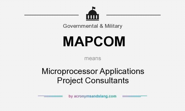 What does MAPCOM mean? It stands for Microprocessor Applications Project Consultants