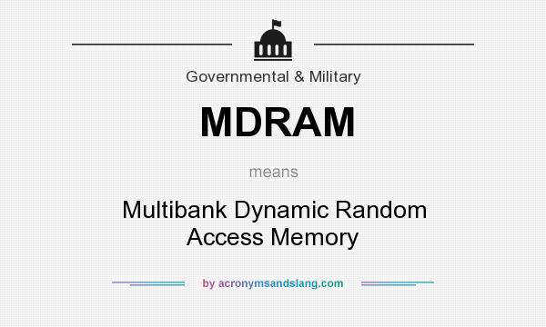 What does MDRAM mean? It stands for Multibank Dynamic Random Access Memory