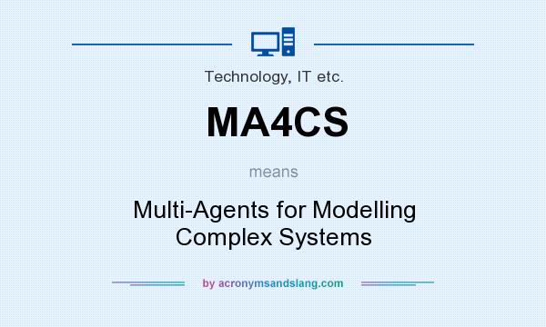 What does MA4CS mean? It stands for Multi-Agents for Modelling Complex Systems