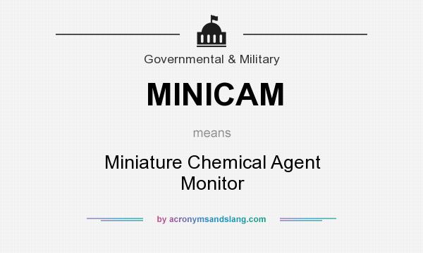 What does MINICAM mean? It stands for Miniature Chemical Agent Monitor