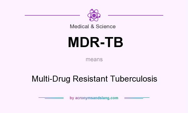 What does MDR-TB mean? It stands for Multi-Drug Resistant Tuberculosis