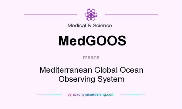 What does MedGOOS mean? It stands for Mediterranean Global Ocean Observing System