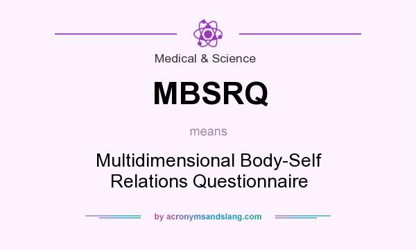 What does MBSRQ mean? It stands for Multidimensional Body-Self Relations Questionnaire
