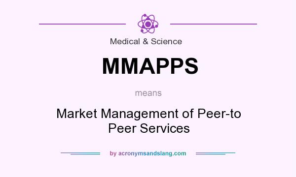 What does MMAPPS mean? It stands for Market Management of Peer-to Peer Services