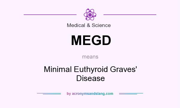 What does MEGD mean? It stands for Minimal Euthyroid Graves` Disease
