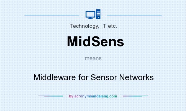 What does MidSens mean? It stands for Middleware for Sensor Networks