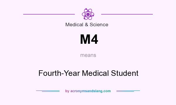 What does M4 mean? It stands for Fourth-Year Medical Student