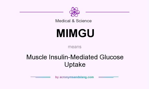 What does MIMGU mean? It stands for Muscle Insulin-Mediated Glucose Uptake