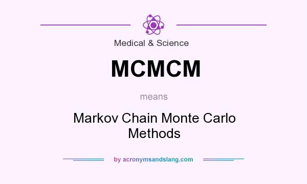 What does MCMCM mean? It stands for Markov Chain Monte Carlo Methods