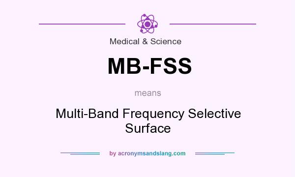 What does MB-FSS mean? It stands for Multi-Band Frequency Selective Surface