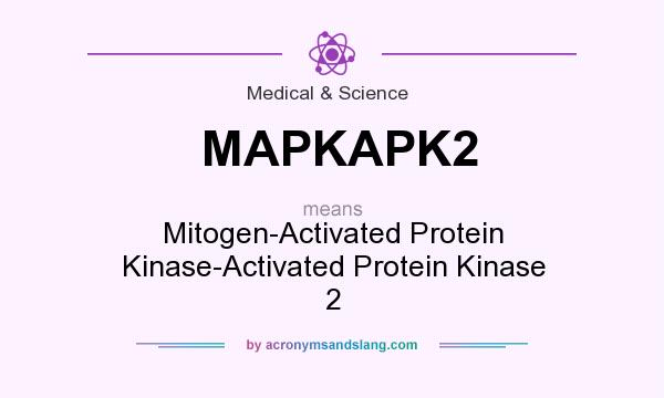 What does MAPKAPK2 mean? It stands for Mitogen-Activated Protein Kinase-Activated Protein Kinase 2
