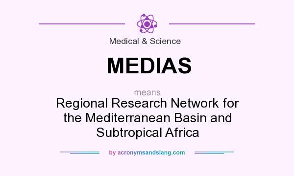 What does MEDIAS mean? It stands for Regional Research Network for the Mediterranean Basin and Subtropical Africa