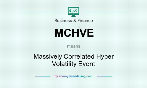 What does MCHVE mean? It stands for Massively Correlated Hyper Volatility Event