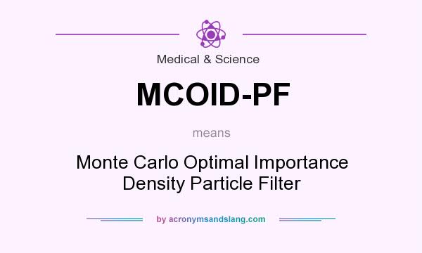 What does MCOID-PF mean? It stands for Monte Carlo Optimal Importance Density Particle Filter