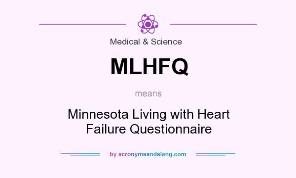 What does MLHFQ mean? It stands for Minnesota Living with Heart Failure Questionnaire