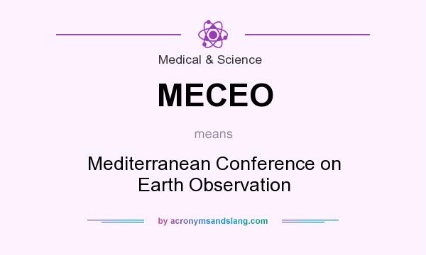 What does MECEO mean? It stands for Mediterranean Conference on Earth Observation
