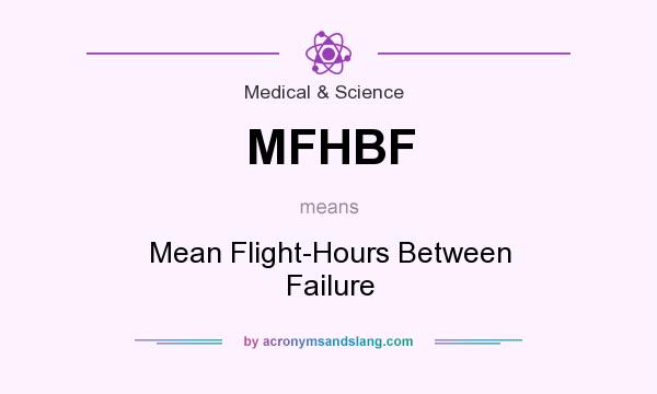What does MFHBF mean? It stands for Mean Flight-Hours Between Failure