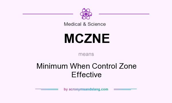 What does MCZNE mean? It stands for Minimum When Control Zone Effective