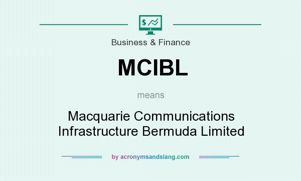 What does MCIBL mean? It stands for Macquarie Communications Infrastructure Bermuda Limited