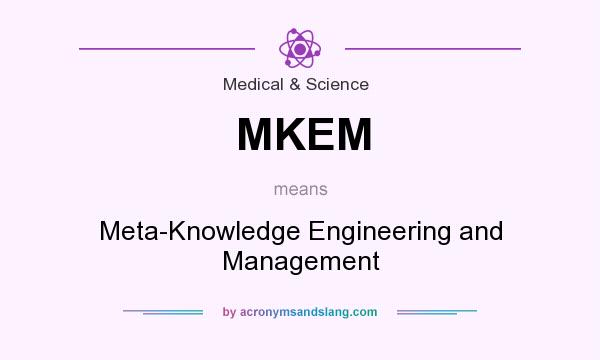 What does MKEM mean? It stands for Meta-Knowledge Engineering and Management
