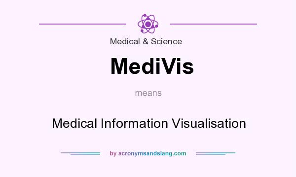 What does MediVis mean? It stands for Medical Information Visualisation
