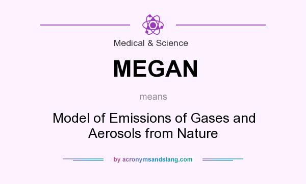 What does MEGAN mean? It stands for Model of Emissions of Gases and Aerosols from Nature