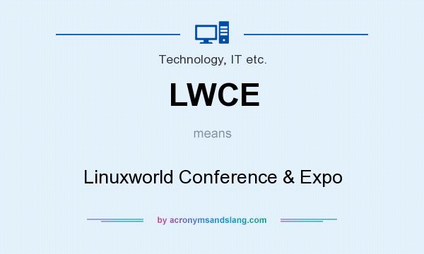What does LWCE mean? It stands for Linuxworld Conference & Expo