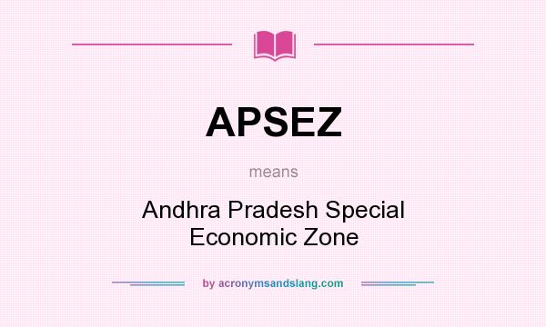 What does APSEZ mean? It stands for Andhra Pradesh Special Economic Zone