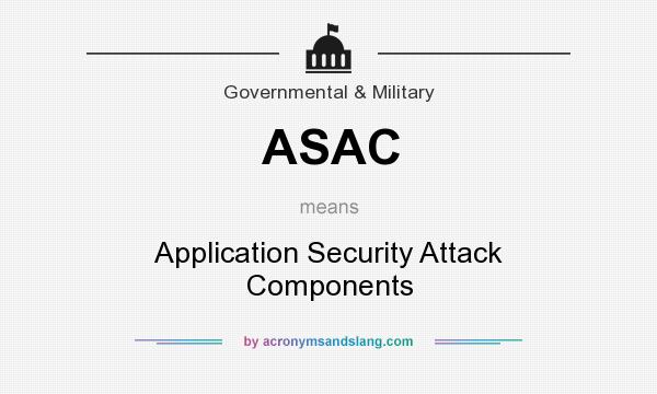 What does ASAC mean? It stands for Application Security Attack Components