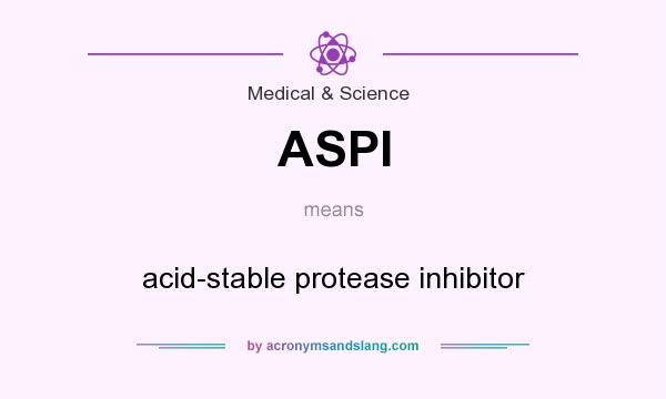 What does ASPI mean? It stands for acid-stable protease inhibitor