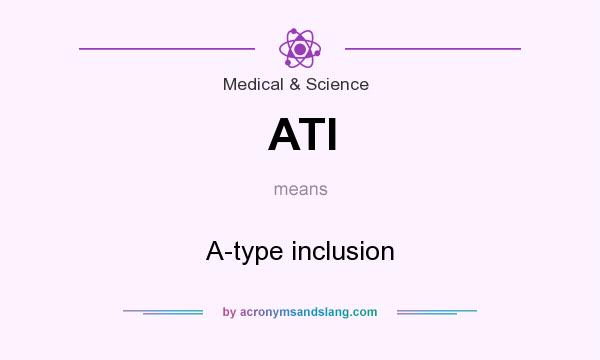 What does ATI mean? It stands for A-type inclusion