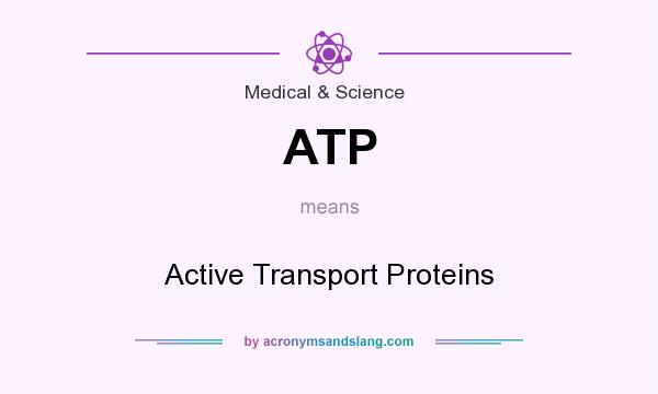 What does ATP mean? It stands for Active Transport Proteins