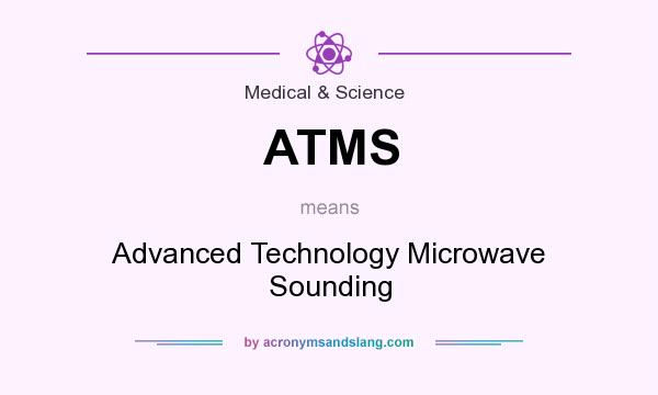 What does ATMS mean? It stands for Advanced Technology Microwave Sounding