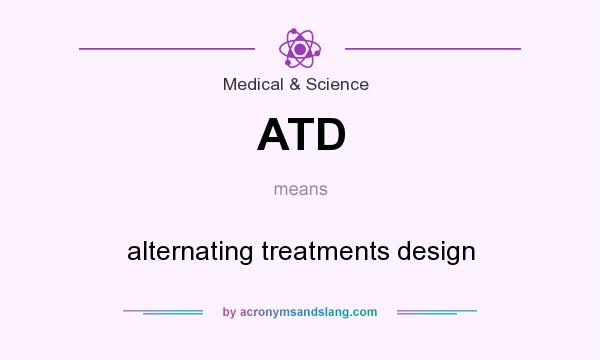 What does ATD mean? It stands for alternating treatments design