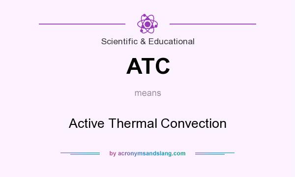 What does ATC mean? It stands for Active Thermal Convection