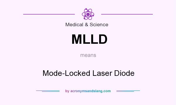 What does MLLD mean? It stands for Mode-Locked Laser Diode